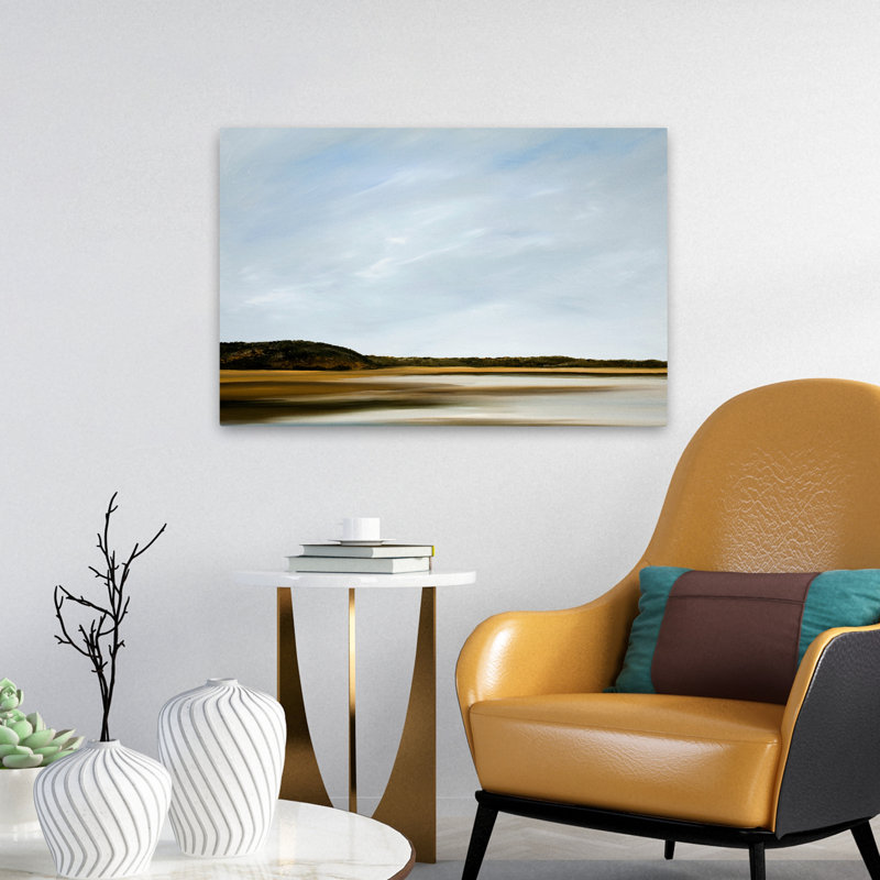 Perception - art des paysages côtiers, H 16 po x l 24 po