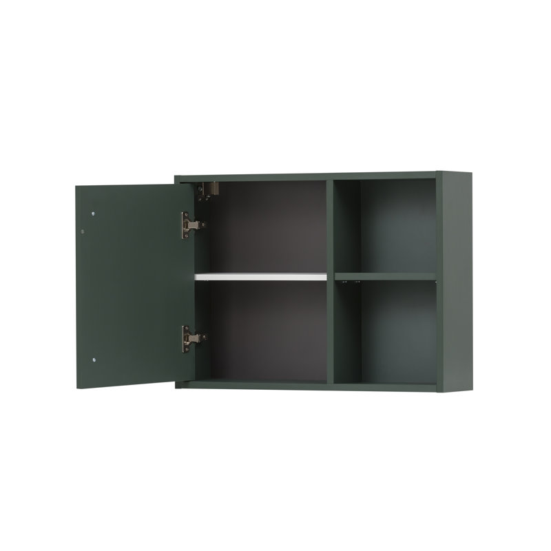 Bansil Wall Bathroom Cabinet, Forest green