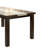 Eldric Dark Walnut Dining Table Seats 6
