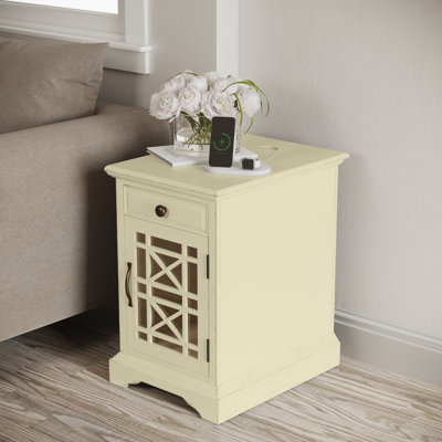 USB Charging Accent Cabinet