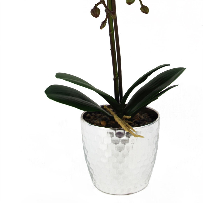 50cm Faux Plant in Pot Liner, Pink
