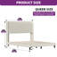 Lit plateforme tapissier