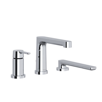 Nibi 3-Hole Pressure Balance Deck Mount Tub Filler Trim