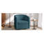 Fauteuil inclinable Blue Power Lift avec télécommande et dossier à demi-tonneau