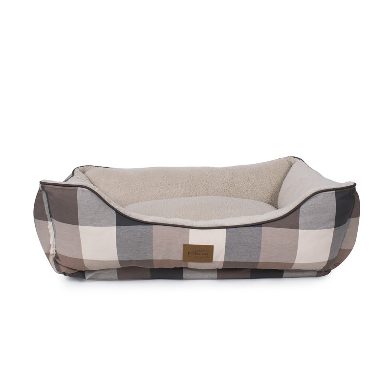 Pendleton Kuddler Dog Bed, X-Large (42"w x 30"d x 10.5"h), Block Plaid