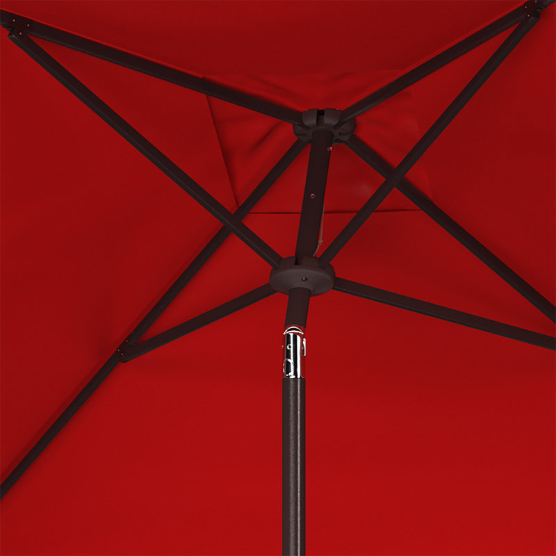 Parasol de marché carré 7,5 pi Keesee, Rouge