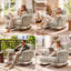 Fauteuil pivotant moderne avec dossier ajustable-1424328903
