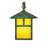 Wydra Brass Wall Light