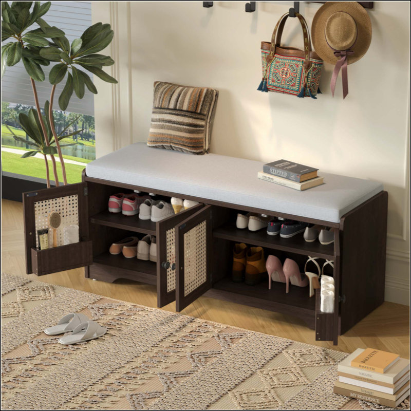 Banc de rangement Rustic
