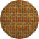 Premium Machine Washable Cerrito AMF564 Paprika Rug