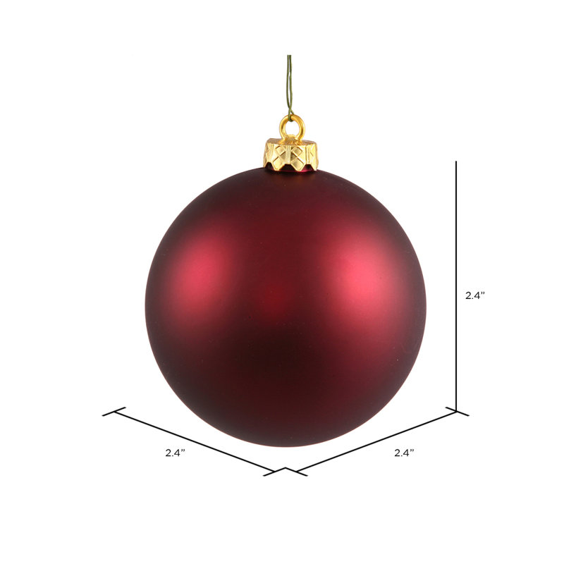 Boule de noël ornement avec capuchon, Vin