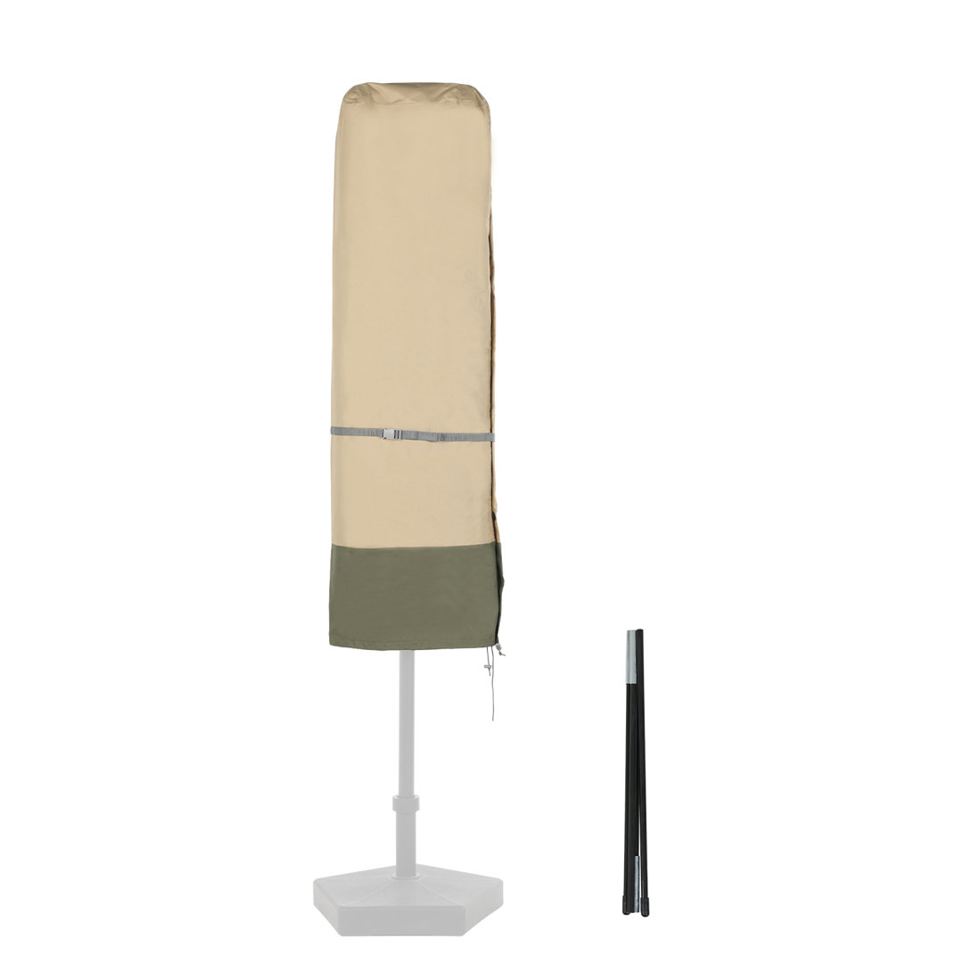 Outdoor Umbrella Cover for 8ft to 11ft Patio Double-Sided Umbrella and Parasol