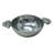 Pewter Serving Bowl/fish Handles