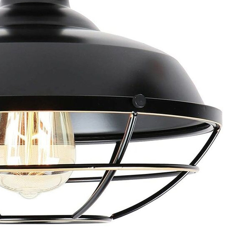 Plafonnier 1 lumière noir impérial Sussman
