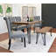 Ensemble de salle à manger, table à manger en épingle à cheveux avec chaises, 4 options de couleur-114251708-133682727