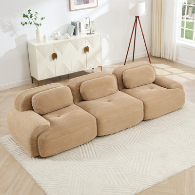 3 velours côtelé de ton chameau, multi-combinaison, courbé et haut avec design antidérapant, ergonomique