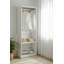 Garde-robe en bois blanc 32 "avec une tringle Prosper