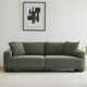 Ives 90'' Upholstered Deep Sofa With Recessed Arms