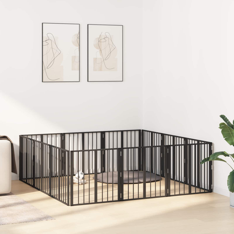 Galvanised Steel Free Standing Pet Gate