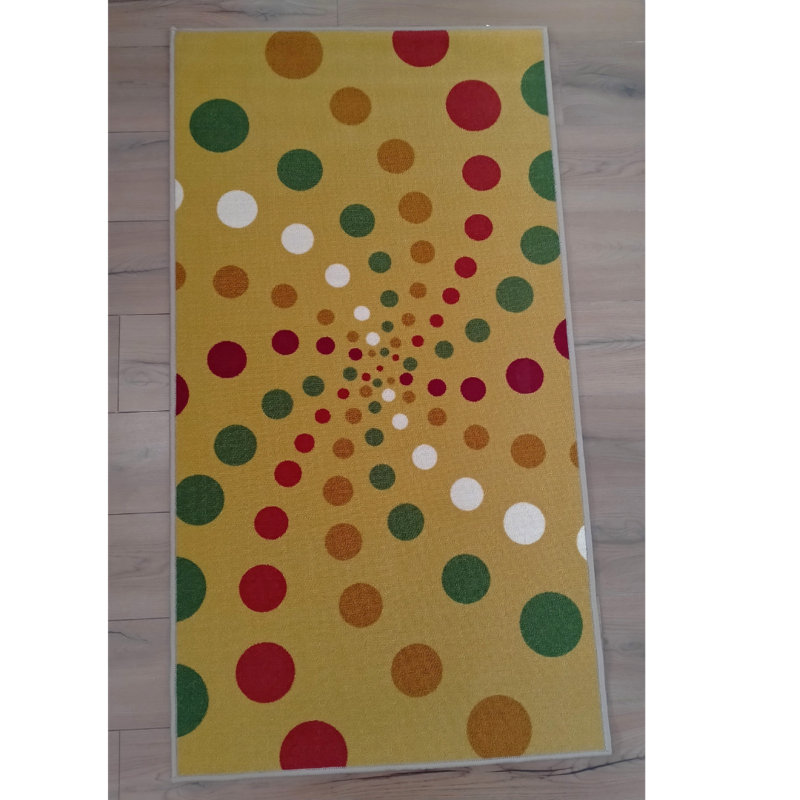 Leif Polka Dots Area Rug, Rectangle 80 x 150cm