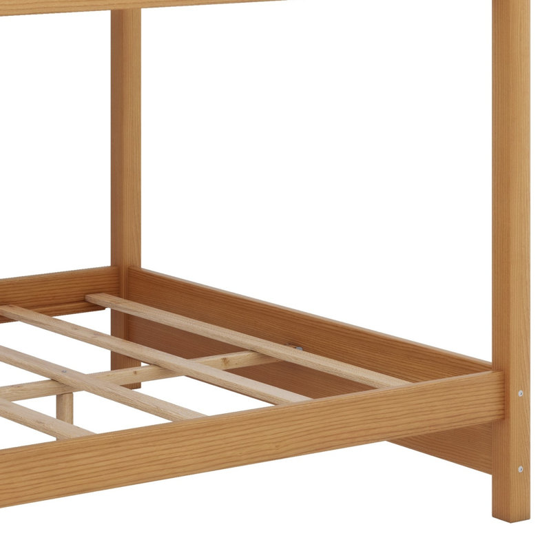 Lit superposé en bois avec échelle, Bois