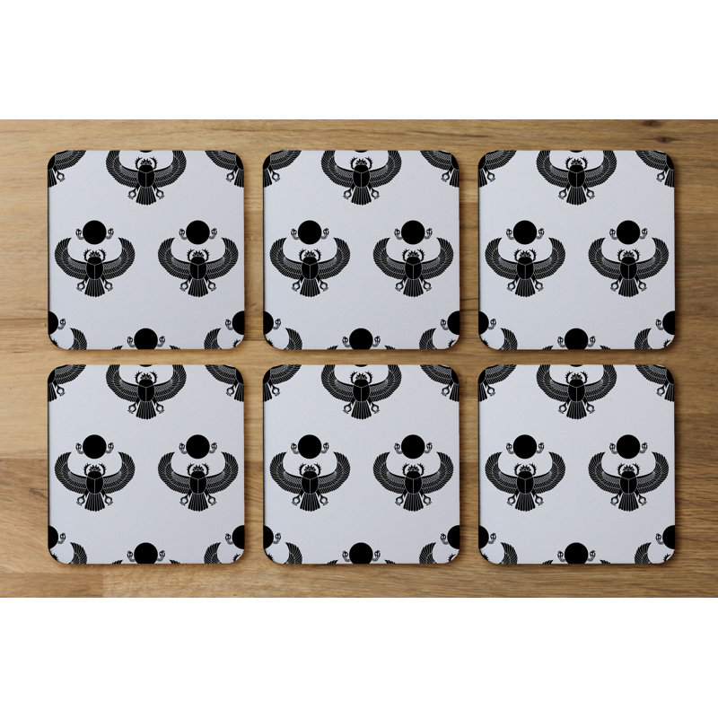 Square 6 Piece Coaster Set