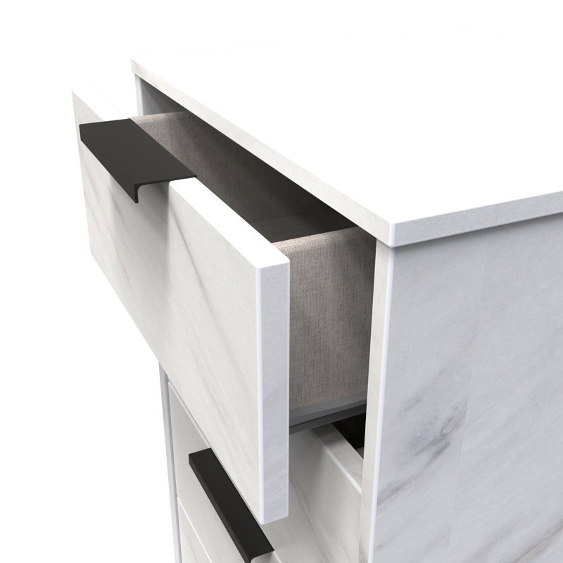 Turah 45cm W Manufactured Wood Bedside Table
