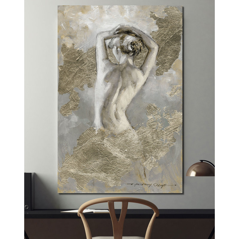 " Intimate II ", 27" H x 18" W x 1.5" D, Wrapped Canvas