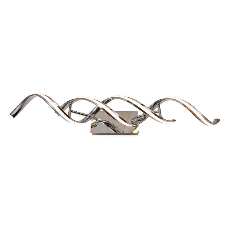 Halcombe Chrome LED Armed Sconce