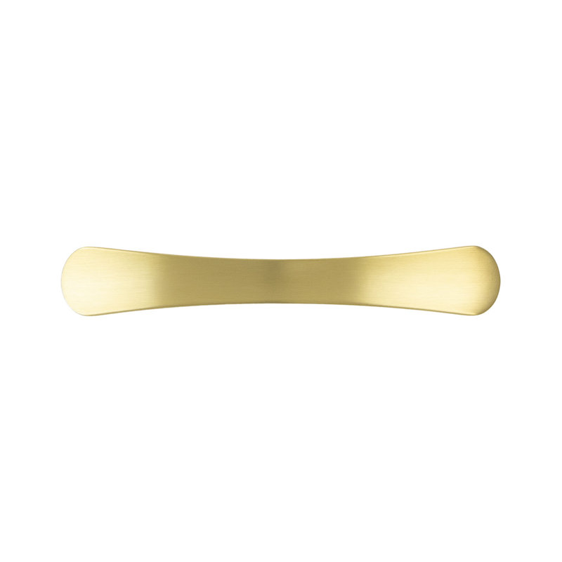 Vale Collection Pull, Brushed Golden Brass, 3 3/4" inch