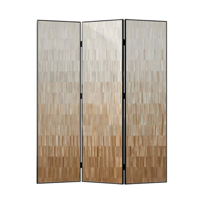 3 Panels Aluminum Oil Painting Canvas Folding Room Divider