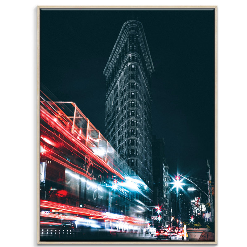 Print on Canvas, Black Floater Framed, 102cm H x 76cm W
