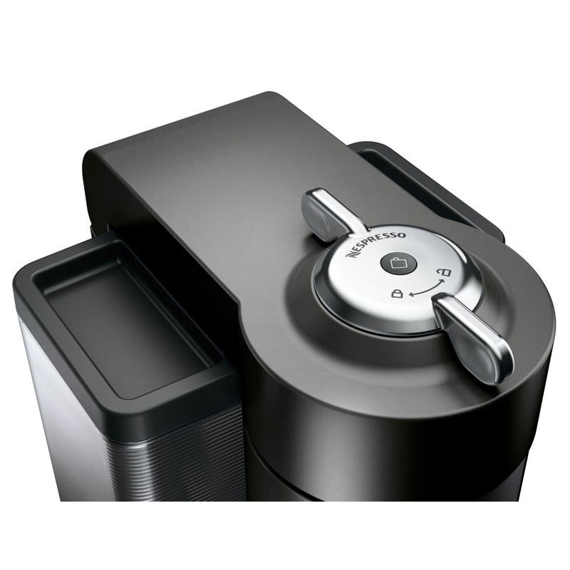 Nespresso VertuoPlus Coffee and Espresso Machine by De'Longhi with Aeroccino Milk Frother, Gray