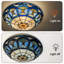 Plafonnier encastré en verre Tiffany