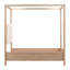 Emmalyn Solid Pine Wood Panel Bed, Everest Cream, Eastern King-2010363503-1990077889