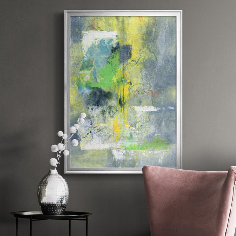 Impression «Sweet Things II», H 24,5 po x l 18,5 po, Papier avec cadre argenté, Oui