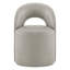 Chaise de salle à manger rembourrée en cuir véritable Neta (ensemble de 4)-131983592