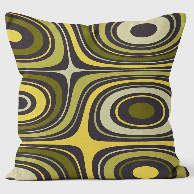 Apple Island Abstract Cushion