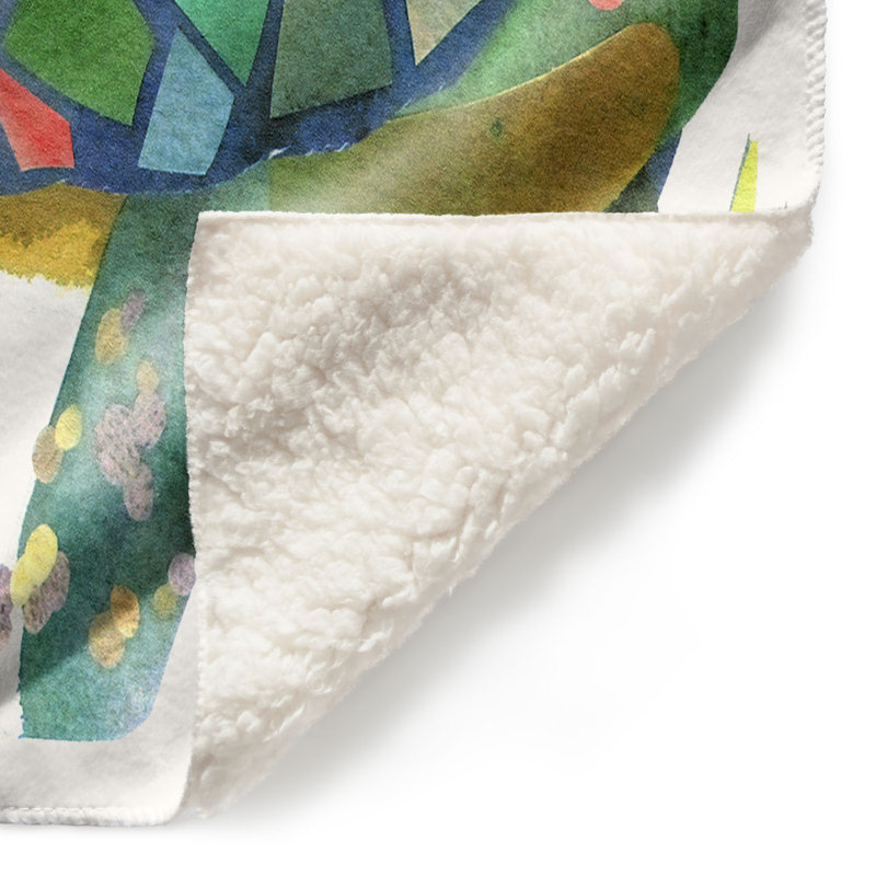 Couverture tortue, 68 po x 80 po