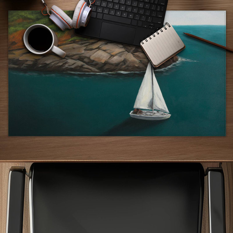At seda in porto venere - 14.00"x24.25" Desk mat