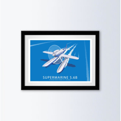 Supermarine S.6B by Stephen Millership - Print