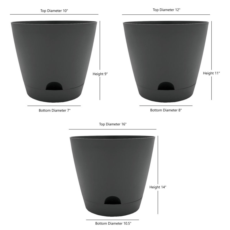 Karonda Pot Planter, Gray