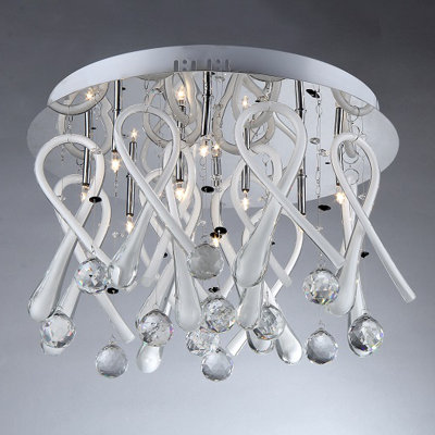 Lustre fantaisie 10 lumières Ribbon Drops