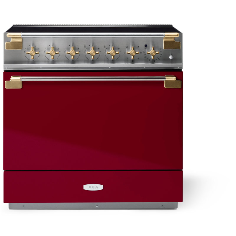 Elise 36" Induction Range, Cranberry