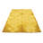 Rectangle Shallu Golden Yellow Tie-Dye 5X8 Hand-Tufted Modern Rug