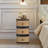 End Table with 3 Drawer