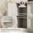 Designer Modern Textured 59'' Three-dimensional Relief Sideboard-1644276815