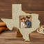 Crystal Texas Picture Frame