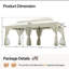 Pavillon de jardin en acier-103961164