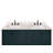 61'' Quartz Double Bathroom Vanity Top with Sink-62524966